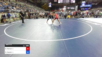 215 lbs Cons 64 #2 - Braxton Rance, ND vs Gavin Gaylor, OH