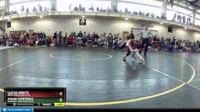 78 lbs Cons. Round 4 - Lucian Dickison, Western Wrestling Club vs Matthew OBrien, Center Grove Wrestling Club