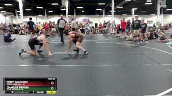 150 lbs Finals (2 Team) - Charles Perrin, Team 302 Gold vs Cody Salomon, Front Royal WC