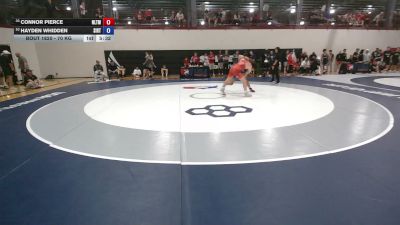 70 kg Cons. Sub-semis - Connor Pierce, NLWC/TMWC vs Hayden Whidden, Southern Illinois Regional Training Center