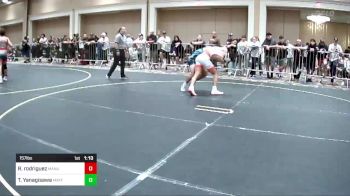 157 lbs Quarterfinal - Rafael Rodriguez, Manu WC vs Turner Yanagisawa, Mayfair WC