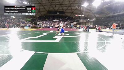 Boys 1B/2B 106 Champ. Round 1 - Royer Pablo, Forks vs Stratton Yorgensen, Warden