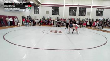 144 lbs Consi Of 16 #1 - Ewan Bristol, Hammond vs Campbell Caldwell, The Marist School