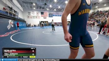 127 lbs 1st Place Match - Peter Axtell, Carey Jr High vs Trell Gorsuch, Gering Junior High