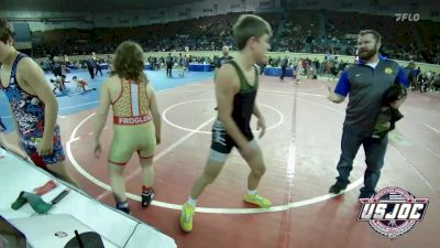 140 lbs Consolation - Lain Monroe, Team Tulsa Wrestling Club vs Danny Cox, Panther Youth Wrestling