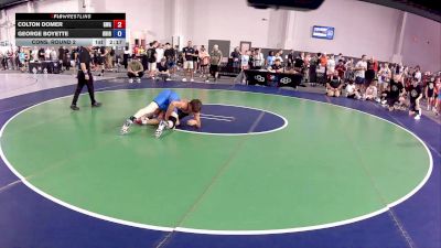 165 lbs Cons. Round 2 - Colton Domer, Gladiator Wrestling Academy vs George Boyette, Ohio