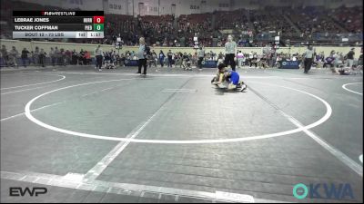 73 lbs Round Of 32 - Lebrae Jones, Hurricane Wrestling Academy vs Tucker Coffman, Piedmont