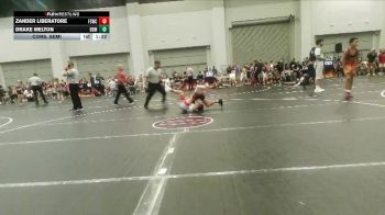 70 lbs Cons. Semi - Drake Melton, Backyard Brawlers Midwest vs Zander Liberatore, FL Scorpions Wrestling Club