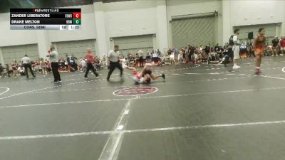 70 lbs Cons. Semi - Drake Melton, Backyard Brawlers Midwest vs Zander Liberatore, FL Scorpions Wrestling Club