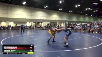 120 lbs Round 1 (6 Team) - Nathan Rioux, Avon Wrestling vs Bryce Beckham, Perry Meridian Blue