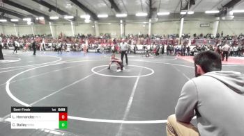 40 lbs Semifinal - Leticia Hernandez, PV Youth Wrestling vs Carson Bailey, Stout Wr Acd