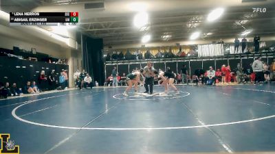 135 lbs 11th Place Match - Abigail Erzinger, Lindbergh vs Lena Herron, Seckman