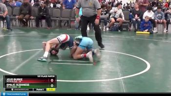 85 lbs Placement Matches (8 Team) - Jojo Burke, M2 Blue (NJ) vs Emilio Albanese, PA Alliance