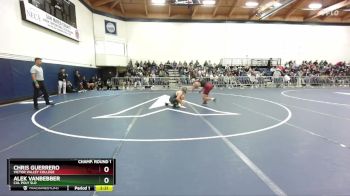 141 lbs Champ. Round 1 - Chris Guerrero, Victor Valley College vs Alek Vanbebber, Cal Poly SLO