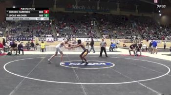 150 lbs Cons. Round 1 - Lucas Wilcher, Bardstown vs Deacon Harrison, Christian County