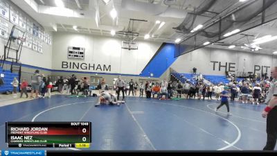 210 lbs 3rd Place Match - Isaac Nez, Charger Wrestling Club vs Richard Jordan, Fremont Wrestling Club