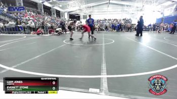130 lbs Quarterfinal - Everett Stone, Jackson County vs Liam Jones, Labette
