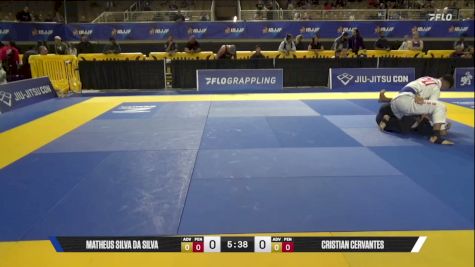 Cristian Cervantes vs Matheus Silva Da Silva 2026 Pan Jiu Jitsu IBJJF Championship