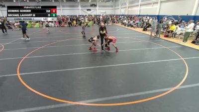 100 lbs Cons. Round 1 - Dominic Gorder, Unattached vs Michael Lauhoff Iii, Unattached