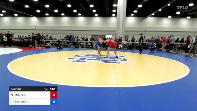 215 lbs 1/4 Final - Nash Mullis, Nc vs Tod Mancini, Fl