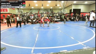 140 lbs Round Of 16 - Ismael Ortiz, Tulsa Union vs Landon Miller, Kiefer High School