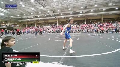 55 lbs Cons. Round 3 - Colton Ferencik, Winfield vs Ryder Reves, Wamego