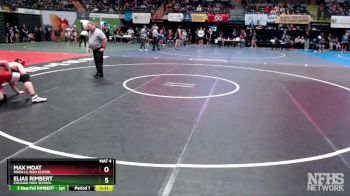 160 lbs Cons. Round 2 - MAX MOAT, Wasilla High School vs ELIAS RIMBERT, Chugiak High School