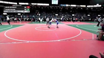 209 lbs Champ. Round 3 - Miles McKinley, Unattached vs Caleb Pulfer, TSWA