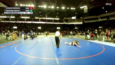 106 lbs Cons. Round 3 - Connor Emerson, Gonzaga Prep vs Benjamin Griffin, Peninsula