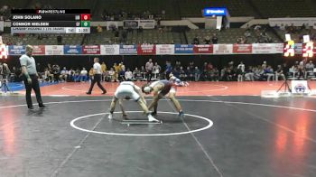 126 lbs Champ Round 1 (16 Team) - Connor Nielsen, Colonial Forge vs John Solano, Liberty