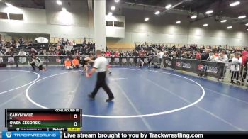 132 lbs Cons. Round 10 - Owen Segorski, MI vs Cadyn Wild, IA