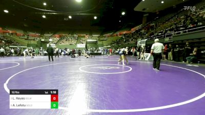 157 lbs Quarterfinal - Laila Reyes, Selma vs Aolani Lefotu, Golden Valley