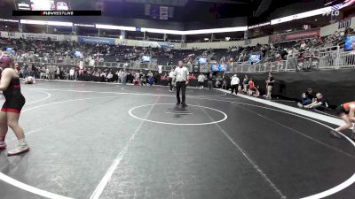 70-75.3 lbs Consi Of 8 #1 - Kelsey Palmer, Well Trained vs Shaelynn Denton, Repmo Wrestling Club