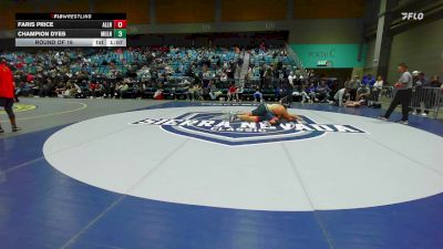 285 lbs Round Of 16 - Faris Price, Allen vs Champion Dyes, Mullen