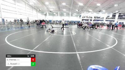 68 lbs Consi Of 4 - Onias Thomas, War Dogs WC vs Logan Russell, Refinery WC