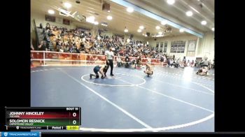 106 lbs Champ. Round 1 - Johnny Hinckley, Yucaipa vs Solomon Resnick, Capistrano Valley