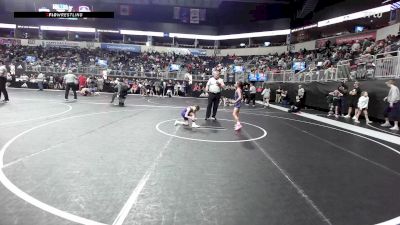 53.5-58 lbs Quarterfinal - Millie Kerth, Stronghold vs Julianne Whitehair, Abilene Kids Wrestling Club