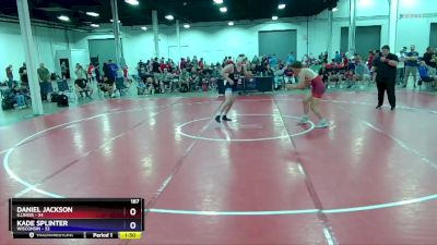 187 lbs Round 1 (8 Team) - Daniel Jackson, Illinois vs Kade Splinter, Wisconsin