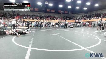 105 lbs Semifinal - Houston Horste, Shelton Wrestling Academy vs Ammar Kelly, Darko Valley Wolf Pack