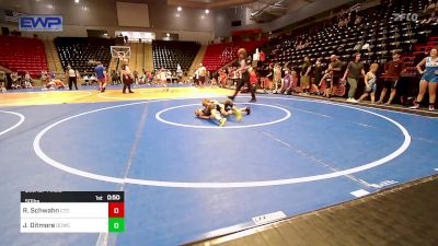 50 lbs Quarterfinal - Remmi Schwahn, Chandler Takedown Club vs Jaxon Ditmore, Dark Cloud Wrestling Club