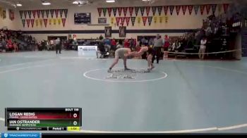 145 lbs Cons. Round 2 - Ian Ostrander, Dubuque Hempstead vs Logan Redig, Prairie, Cedar Rapids