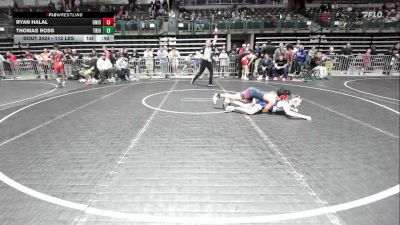 112 lbs Final - Ryan Halal, Union vs Thomas Ross, Triumph Trained