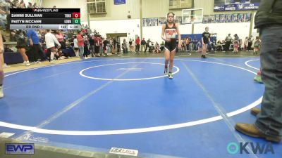 80 lbs Rr Rnd 1 - Sammi Sullivan, Tonkawa Takedown Club vs Paityn McCann, Lady Outlaw Wrestling Academy