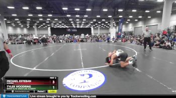 126 lbs Semifinal - Michael Esteban, Illinois vs Tyler Woodring, Berge Elite Wrestling Academy