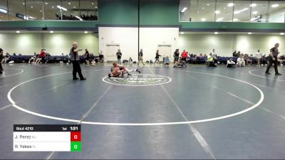 126 lbs Consi Of 64 #2 - Jaden Perez, NJ vs Reid Yakes, FL