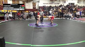 120 lbs Champ. Round 2 - Jamison Forrest, Bishop McCort vs Liam Davis, Lake Highland Prep