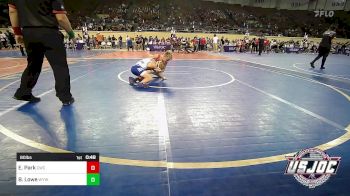 80 lbs Quarterfinal - Eli Park, Claremore Wrestling Club vs Brock Lowe, Winfield Youth Wrestling Club