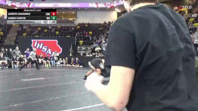 285 lbs Quarterfinal - Jareth Navarro, Linn-Mar vs Aiden Curtis, Indianola