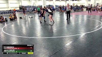 190 lbs Round 8 (10 Team) - Aidyn Wolfe, Eagle Empire Purple vs Ty Wiedrich, Team Montana Willston