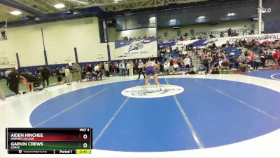 285 lbs Cons. Round 2 - Garvin Crews, Loras vs Aiden Hinchee, Harper College